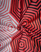 Premium Cotton Digital Print Bedsheet – Red