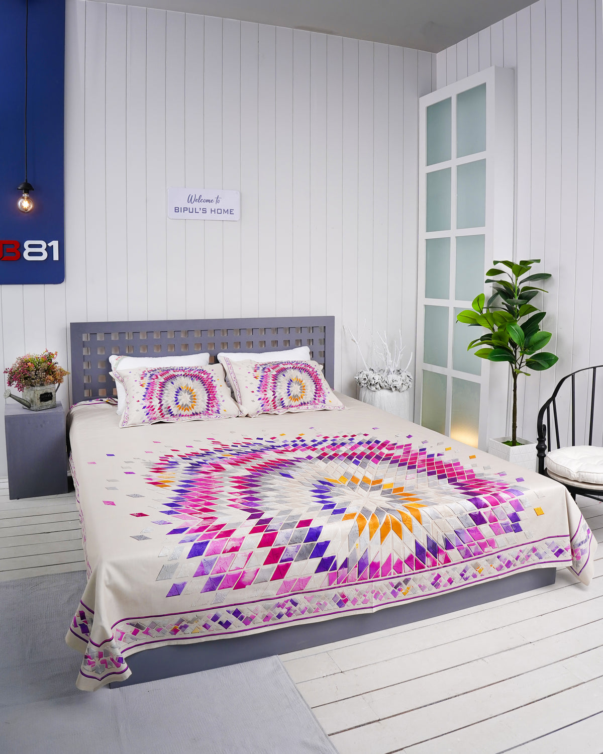 Premium Cotton Digital Print Bedsheet