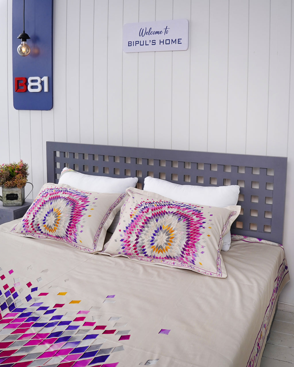 Premium Cotton Digital Print Bedsheet