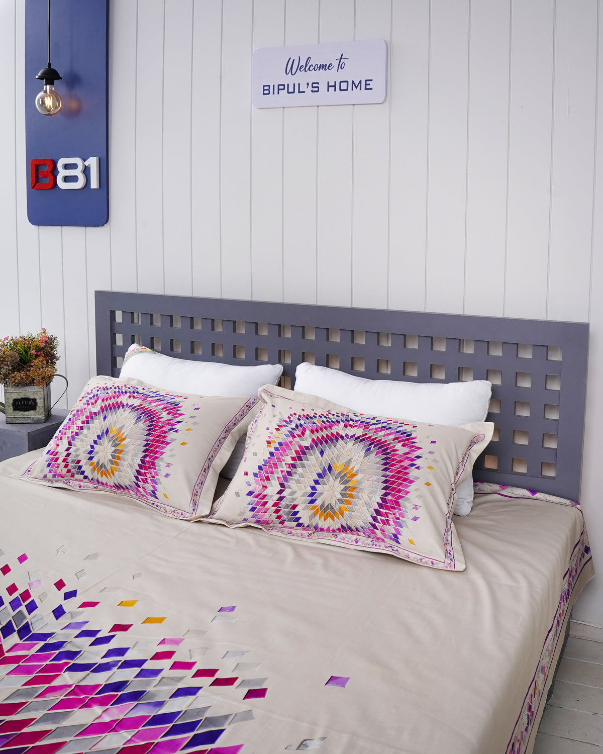 Premium Cotton Digital Print Bedsheet