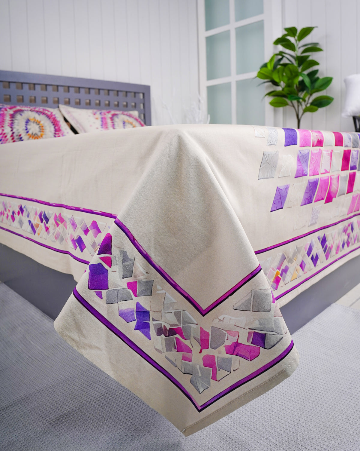 Premium Cotton Digital Print Bedsheet