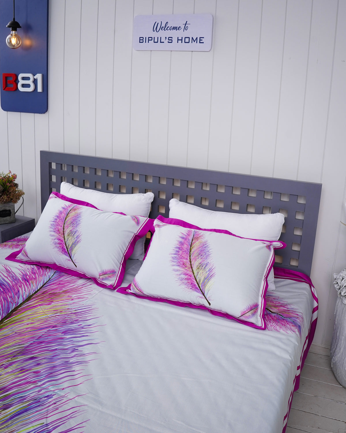 Premium Cotton Digital Print Bedsheet
