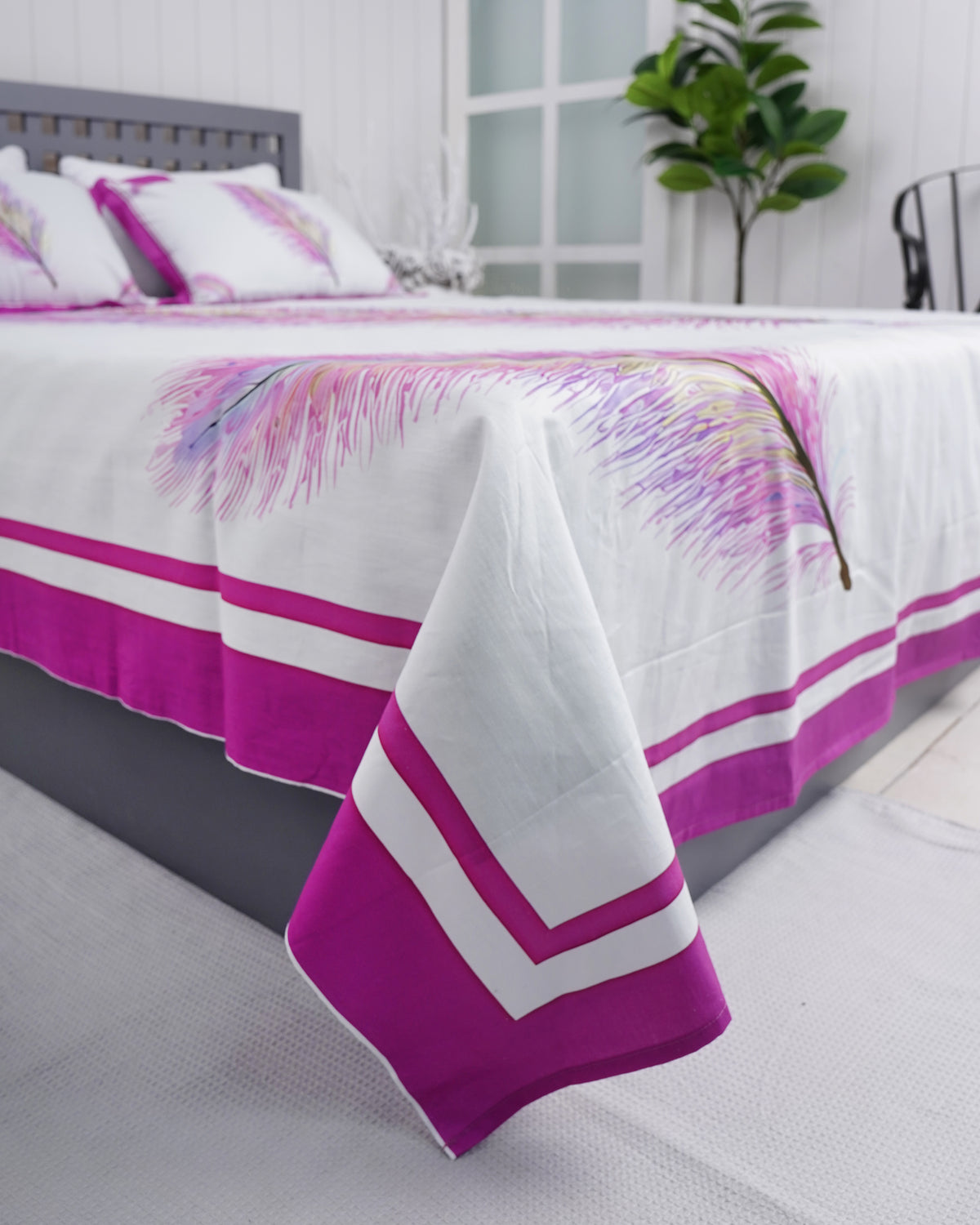 Premium Cotton Digital Print Bedsheet