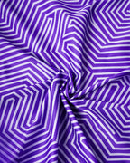 Premium Cotton Digital Print Bedsheet – Purple