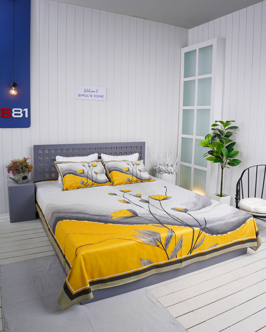 Premium Cotton Digital Print Bedsheet