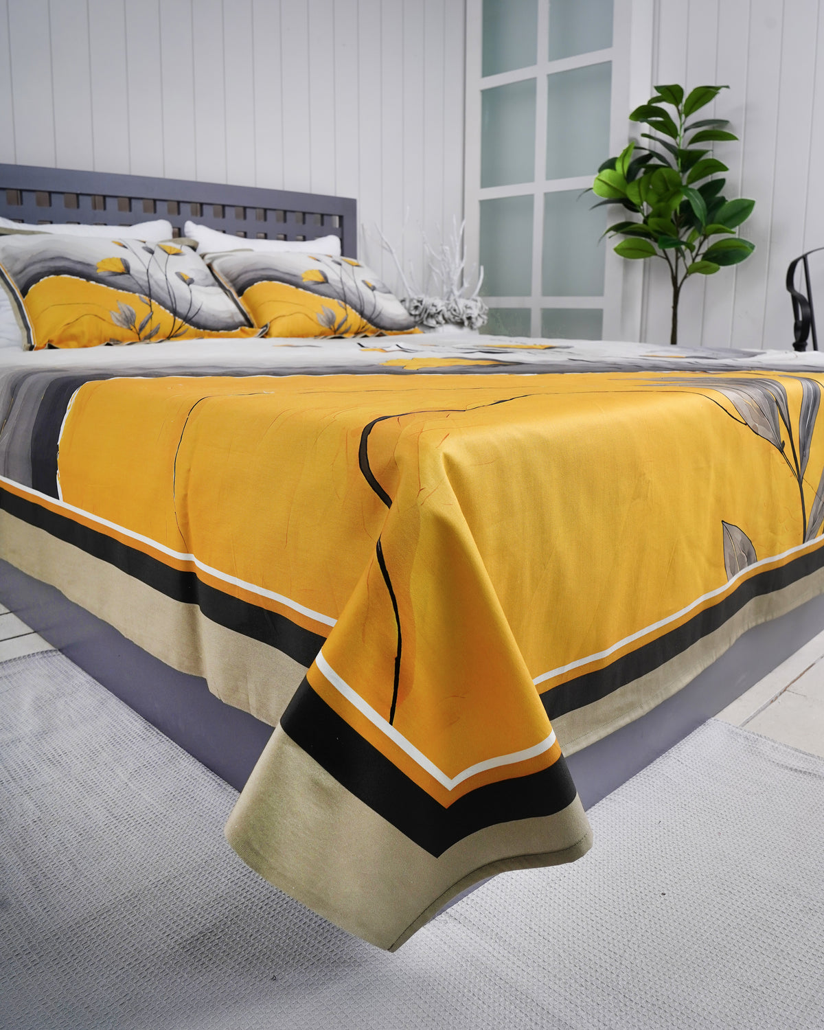 Premium Cotton Digital Print Bedsheet