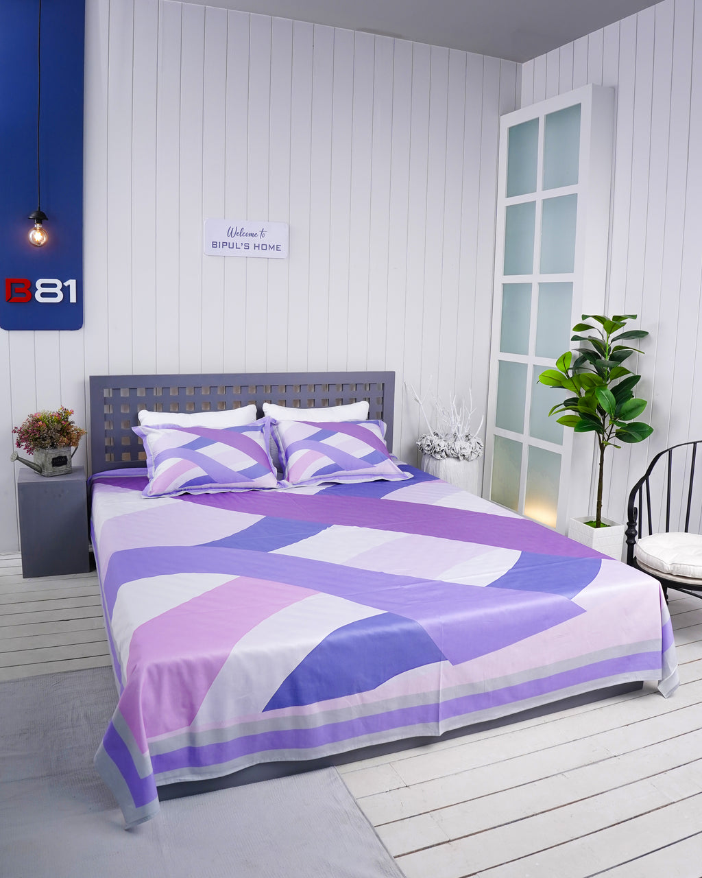 Premium Cotton Digital Print Bedsheet