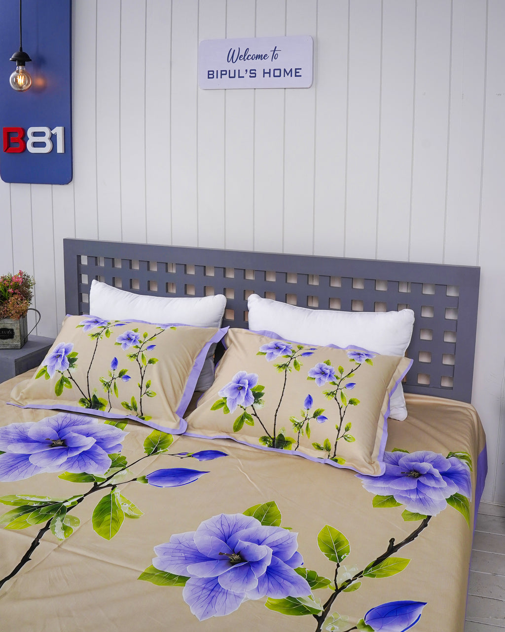 Premium Cotton Digital Print Bedsheet
