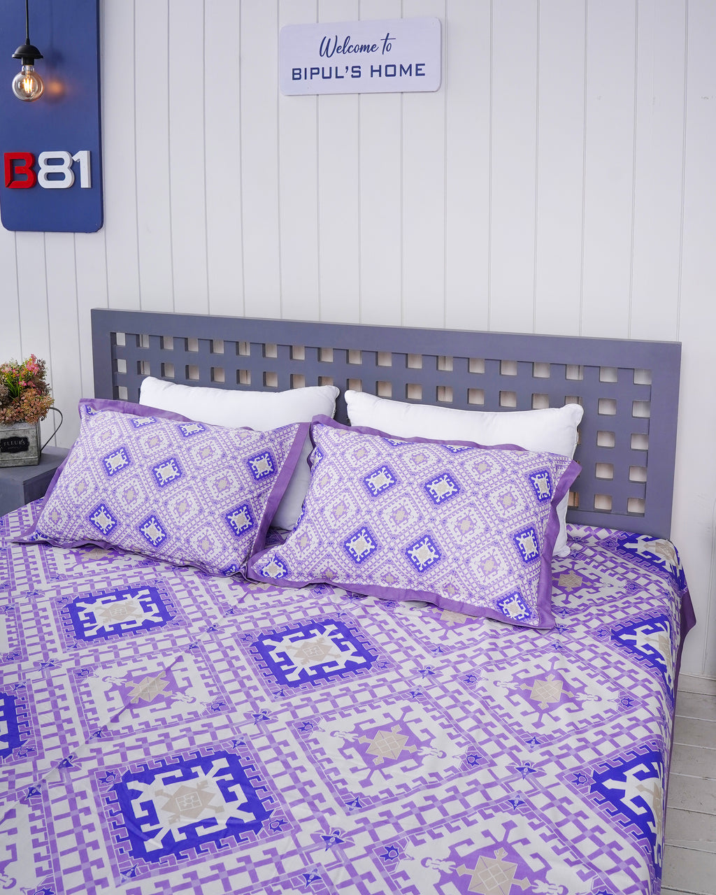 Premium Cotton Digital Print Bedsheet