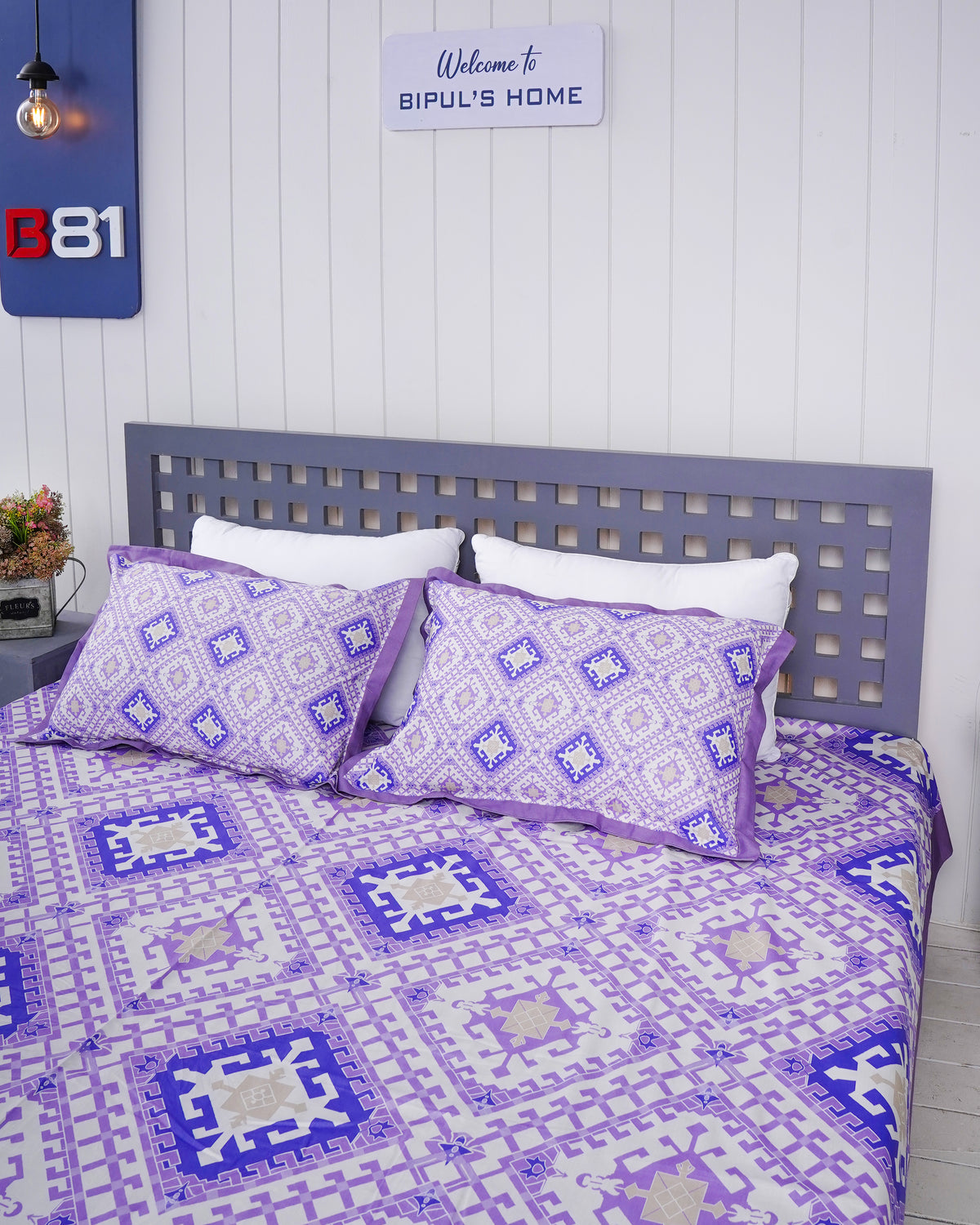Premium Cotton Digital Print Bedsheet
