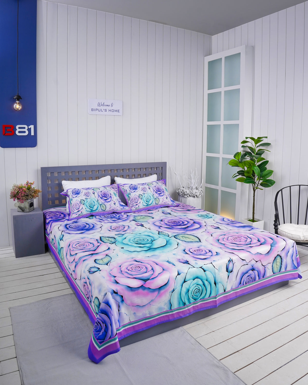 Premium Cotton Digital Print Bedsheet