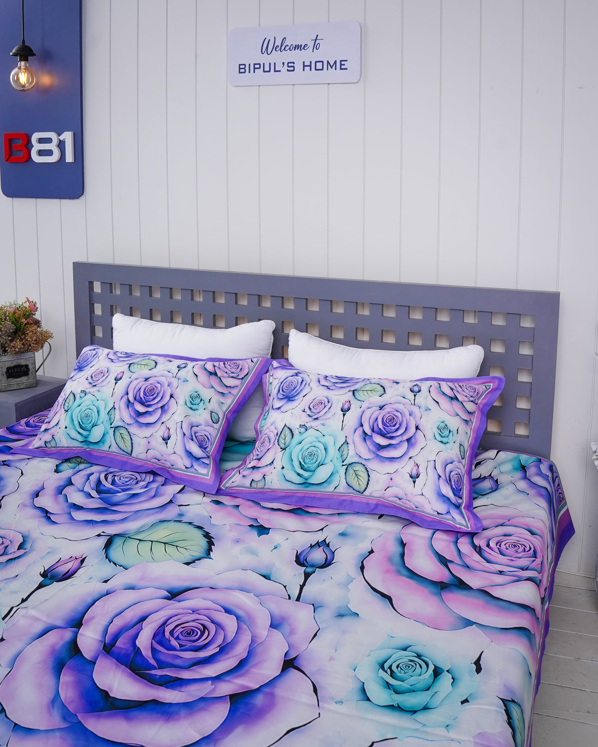 Premium Cotton Digital Print Bedsheet