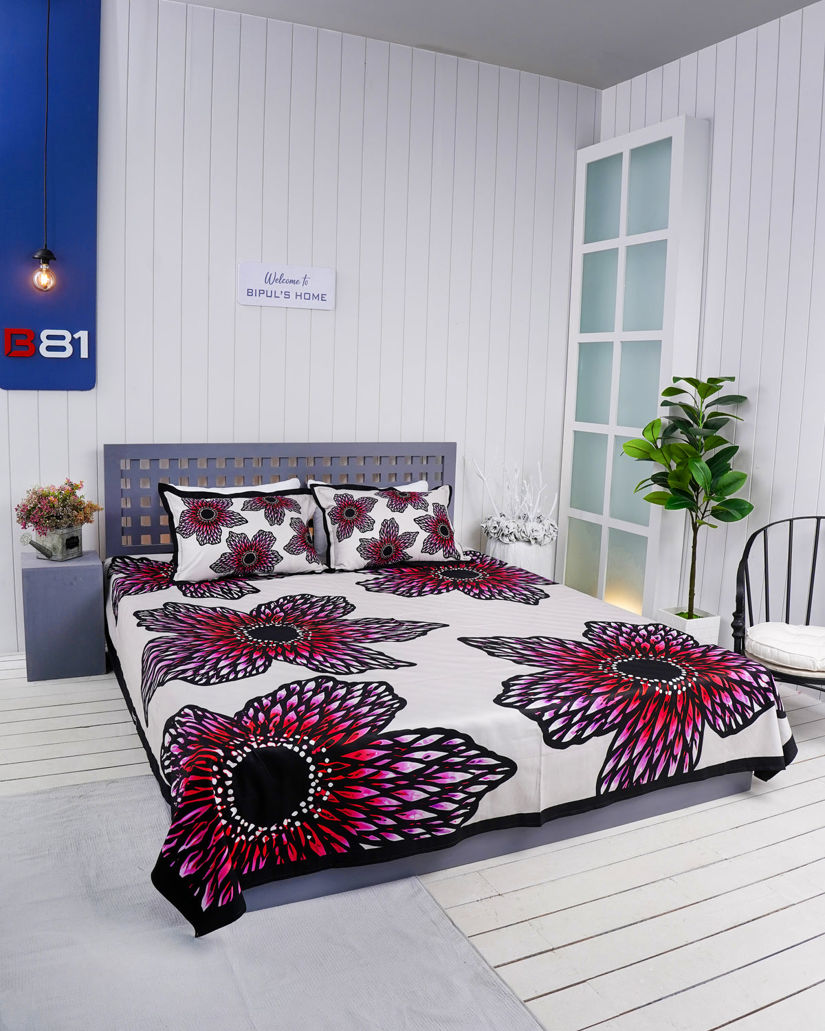 Premium Cotton Digital Print Bedsheet