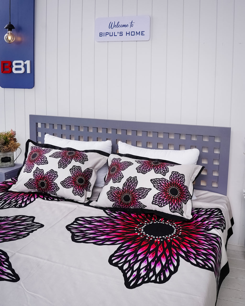 Premium Cotton Digital Print Bedsheet
