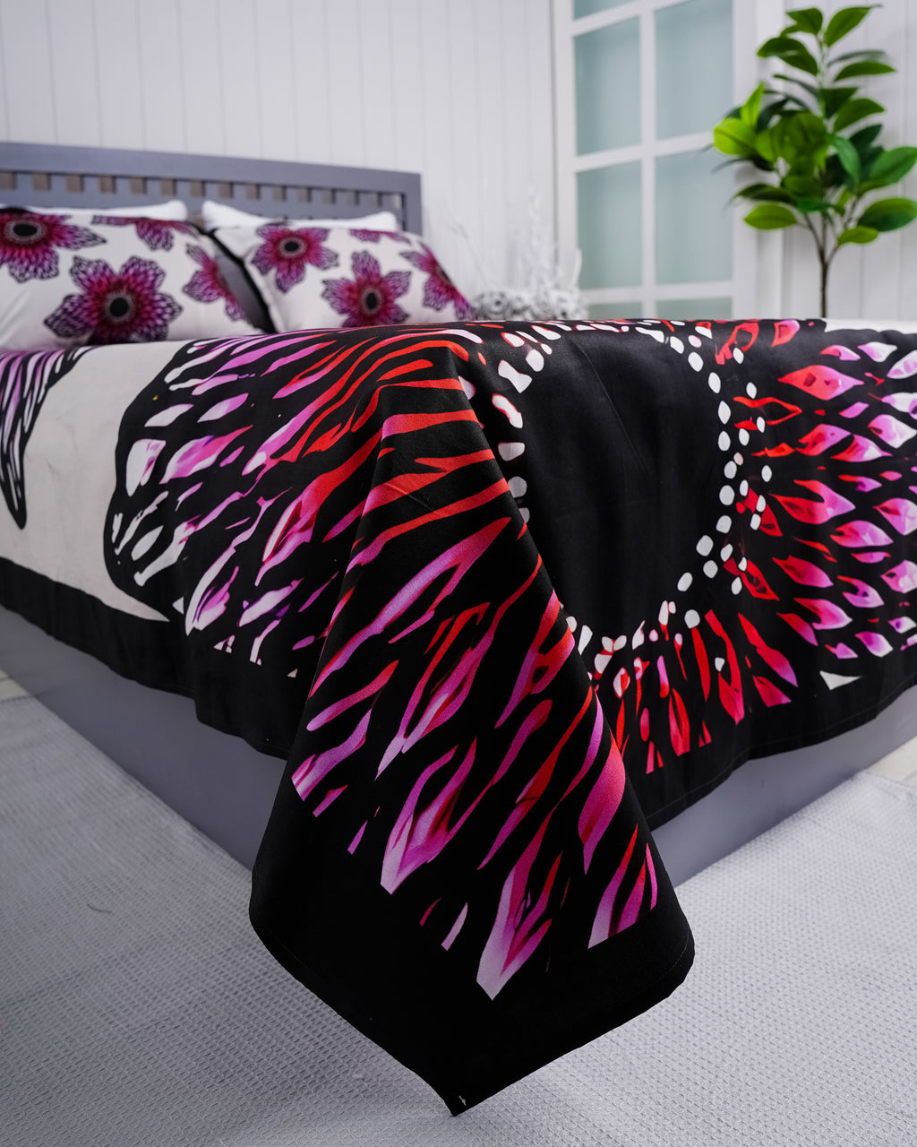 Premium Cotton Digital Print Bedsheet
