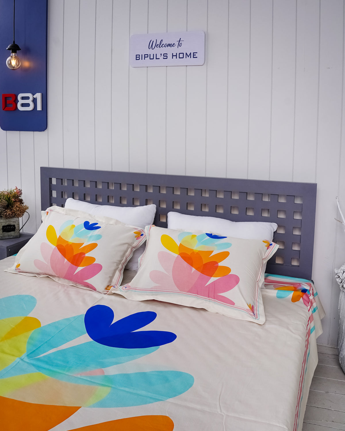Premium Cotton Digital Print Bedsheet