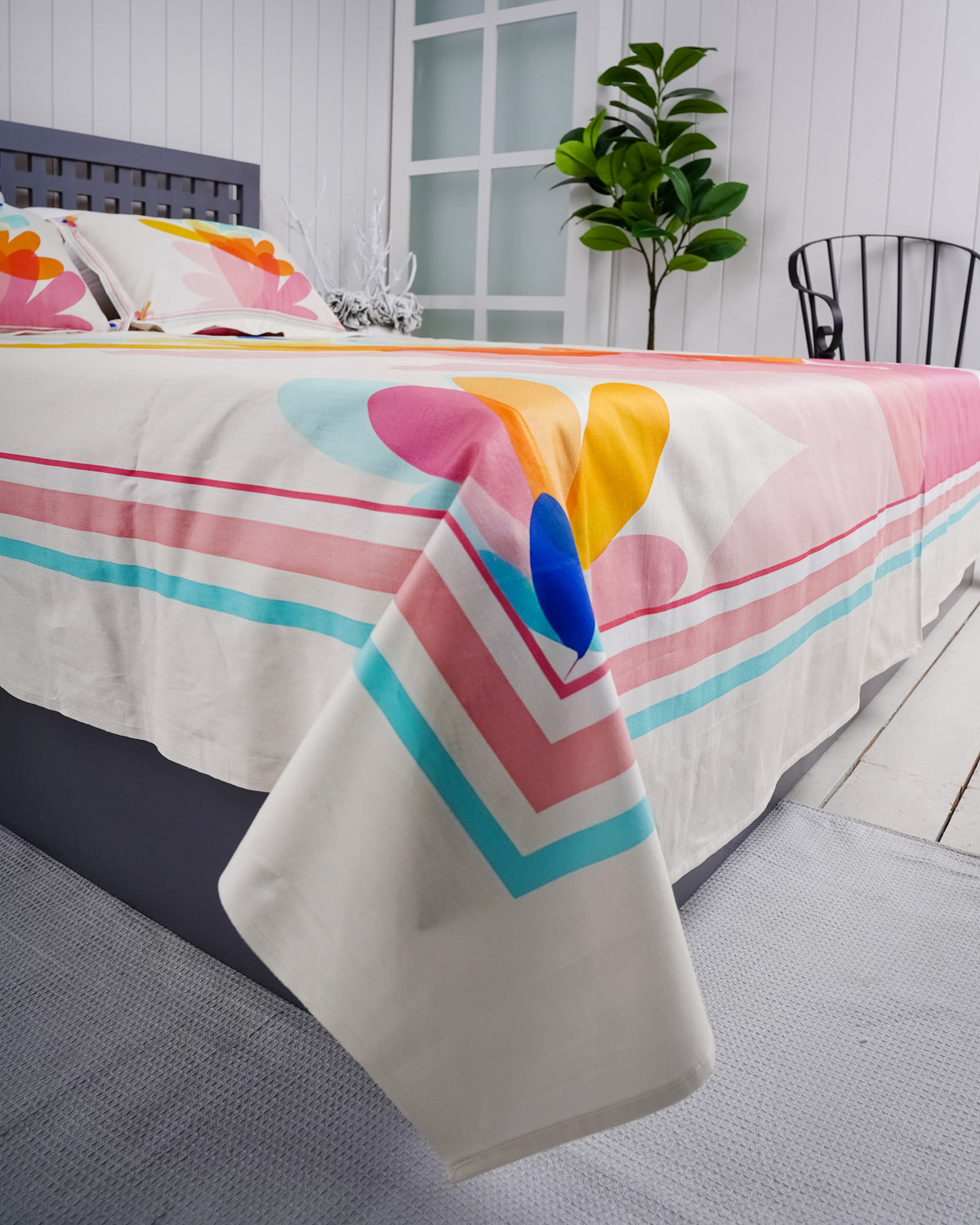 Premium Cotton Digital Print Bedsheet